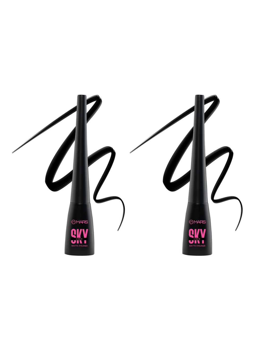 MARS Set of 2 Skyline Smudge Proof Liquid Eyeliner 4.5ml each - Black-picture-11