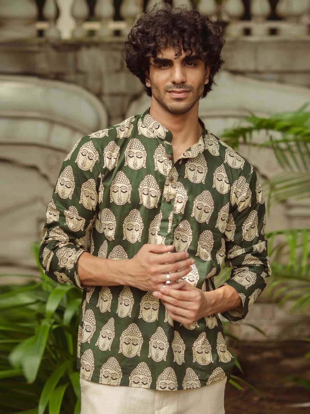 Anouk Rustic Men Ethnic Motifs Printed Kurta-picture-22