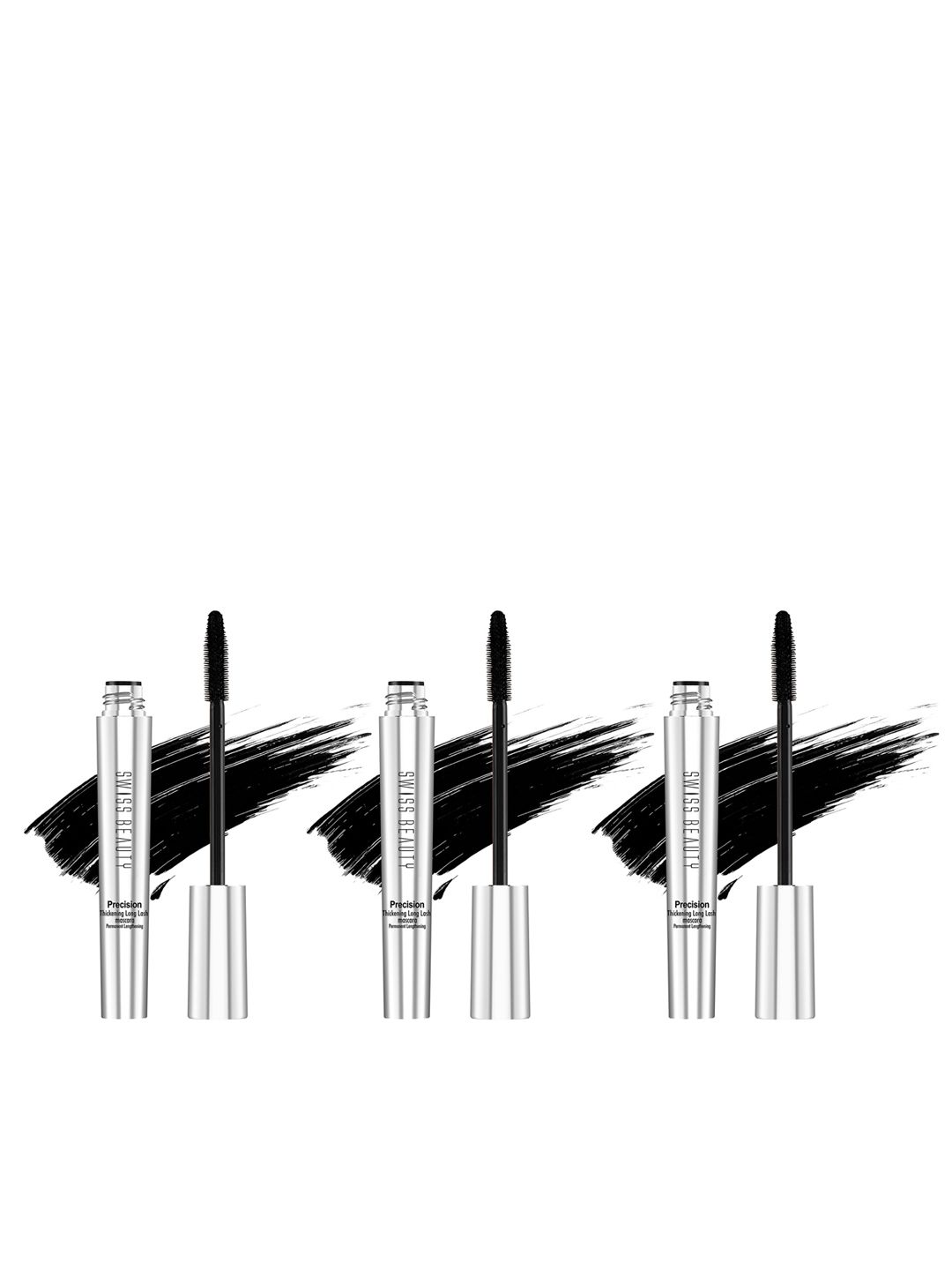 SWISS BEAUTY Set of 3 Precision Thickening Long Lash Mascara - Black-picture-40
