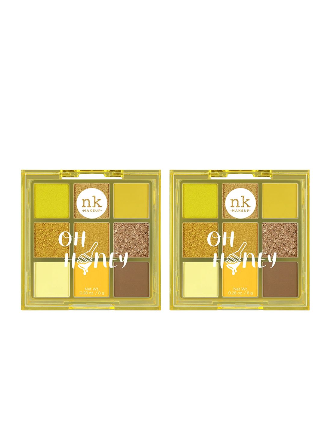 Nicka K Set of 2 Pop Neon Nine Color Eyeshadow Palette - Oh Honey-picture-48