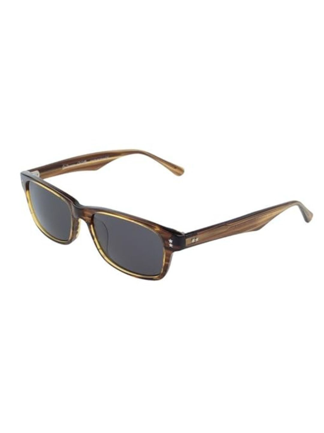 AUGEN Unisex Black Lens & Brown Square Sunglasses with-image-18