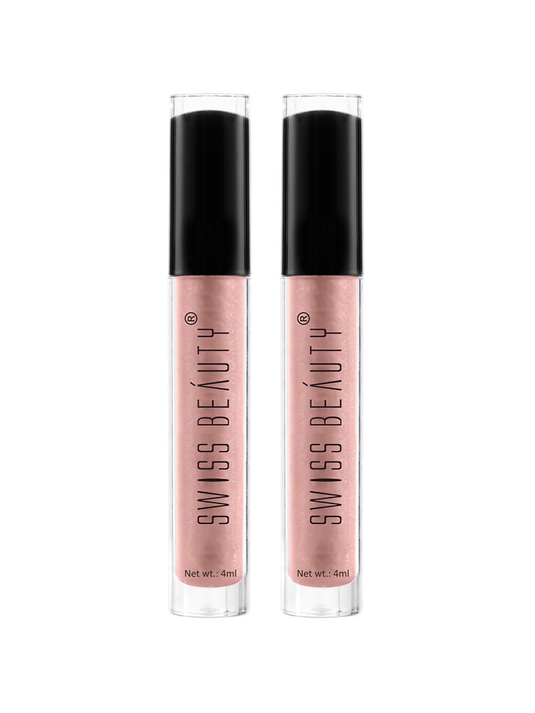 SWISS BEAUTY Set of 2 Shine & Plump Lip Gloss 4ml each - Peach 03-image-29
