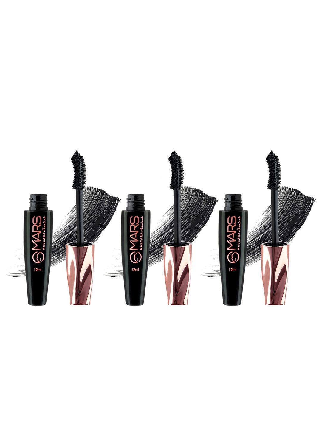 MARS Set of 3 Volumising Smudge & Waterproof Mascara - Black-picture-11