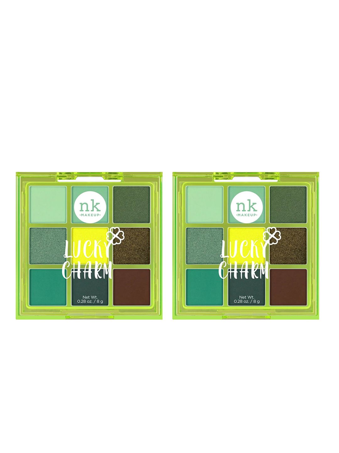 Nicka K Set of 2 Pop Neon Nine Color Eyeshadow Palette - Lucky Charm-picture-28