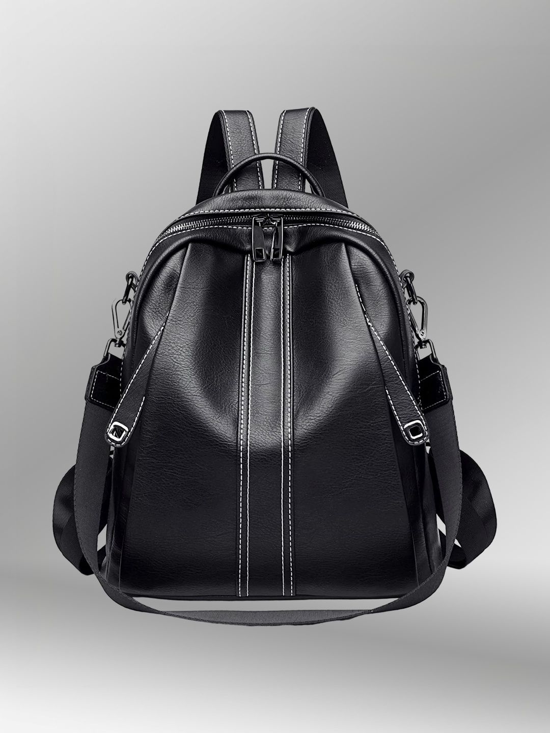 womenbuzz Women Contrast Detail Backpack-picture-18