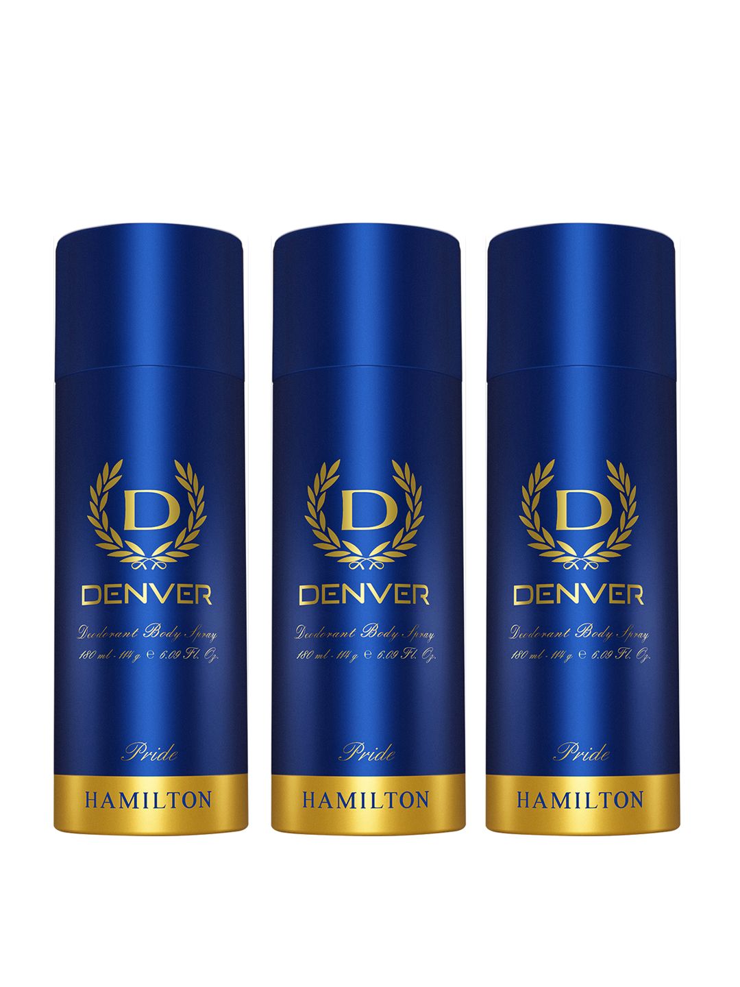 Denver Men Set of 3 Hamilton Pride Deodorant 180 ml each-picture-37