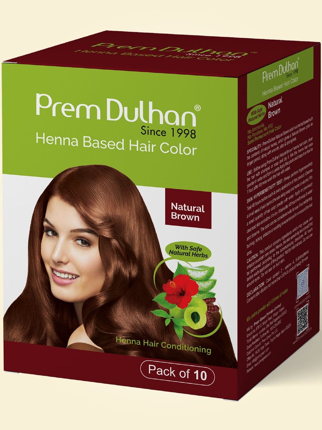 Prem Dulhan Henna Based Hair Color With Amla & Aloe Vera - 100 g-image-43