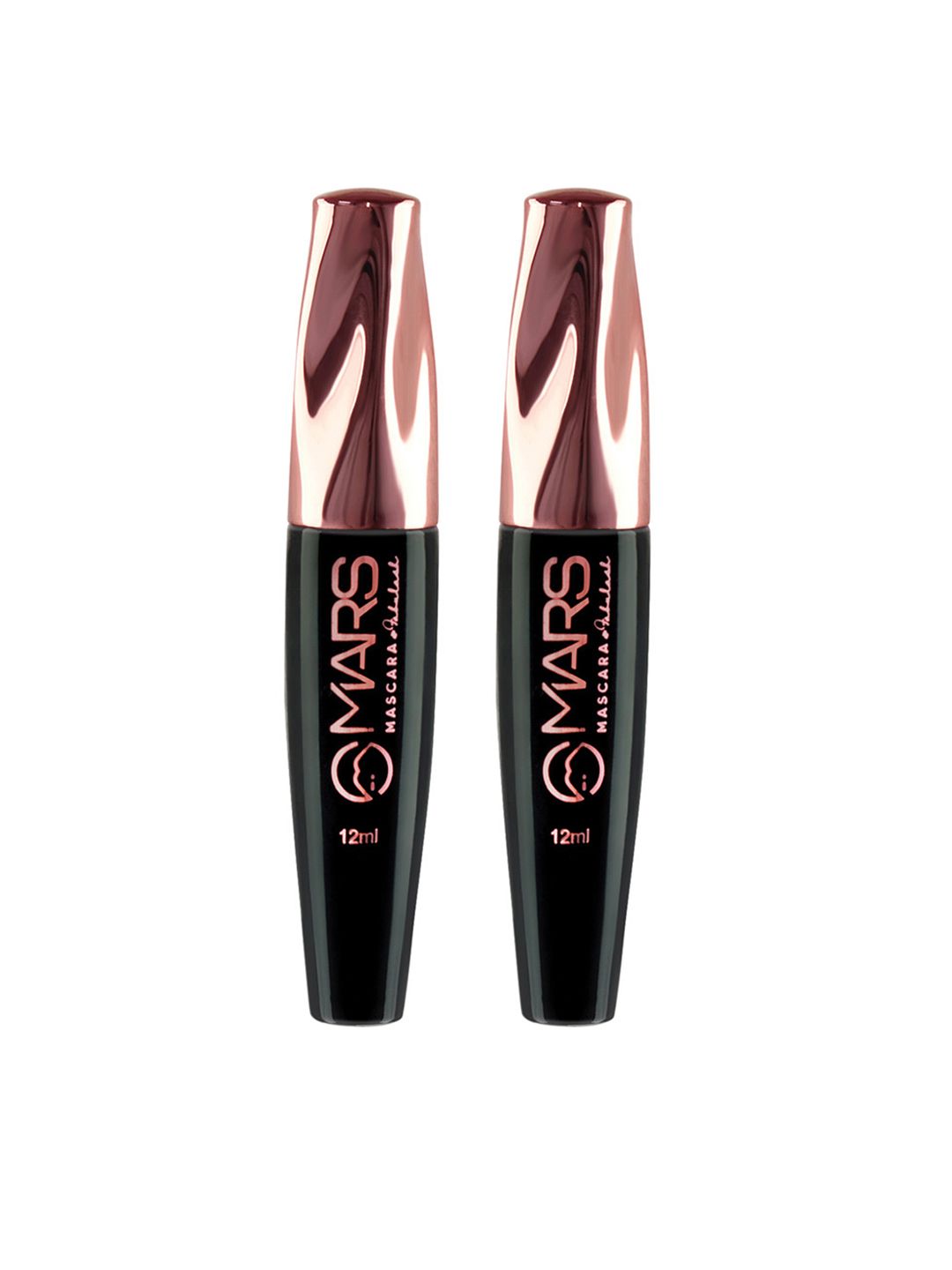 MARS Set of 2 Volumising Smudge & Waterproof Mascara 12ml each - Black-picture-12