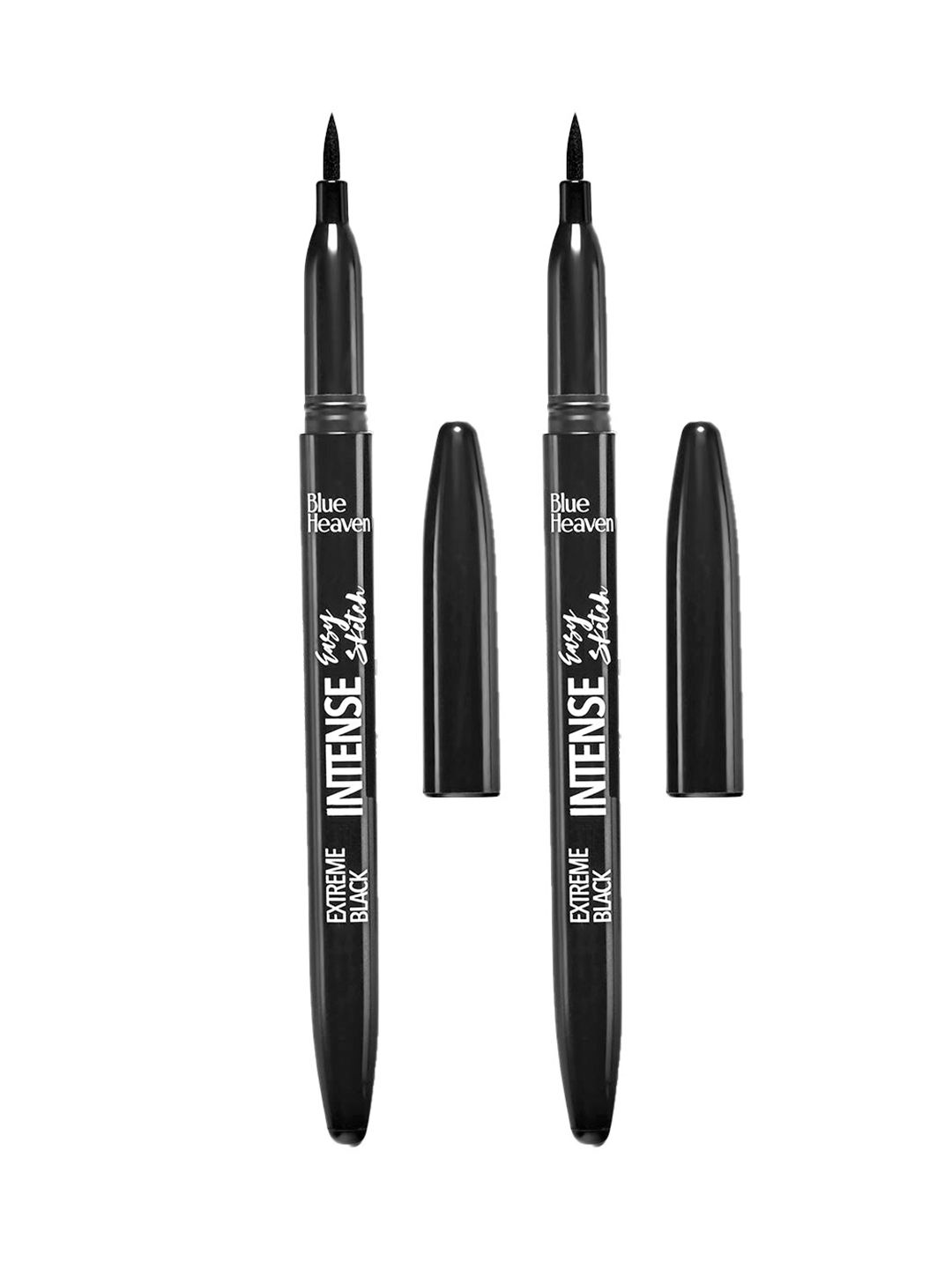 Blue Heaven Set Of 2 Intense Easy Sketch Eyeliner 1ml Each - Extreme Black-image-39