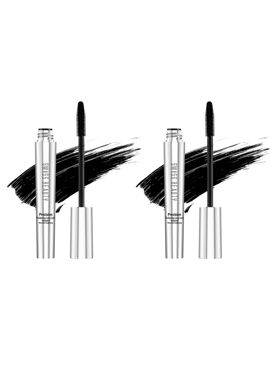 SWISS BEAUTY Set of 2 Precision Thickening Long Lash Mascara - Black-image-25