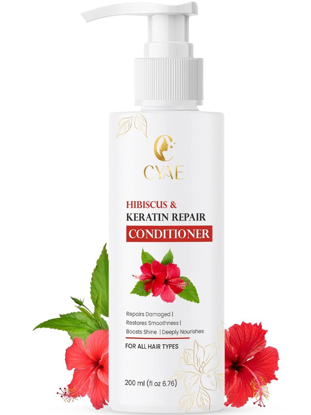 Cyae Hibiscus & Keratin Conditioner For Damage & Smoothens Hair - 200 ml-picture-29