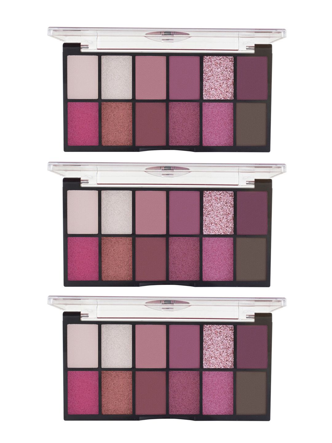 MARS Set of 3 Dance Of Joy 12-In-1 Ultra Pigmented Eyeshadow Palette - Shade 01-picture-44