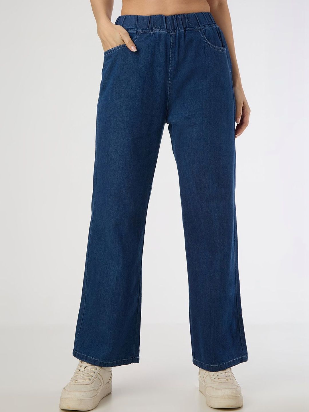 3BUTTERFLIES Women Boyfriend Fit High-Rise Stretchable Jeans-picture-18