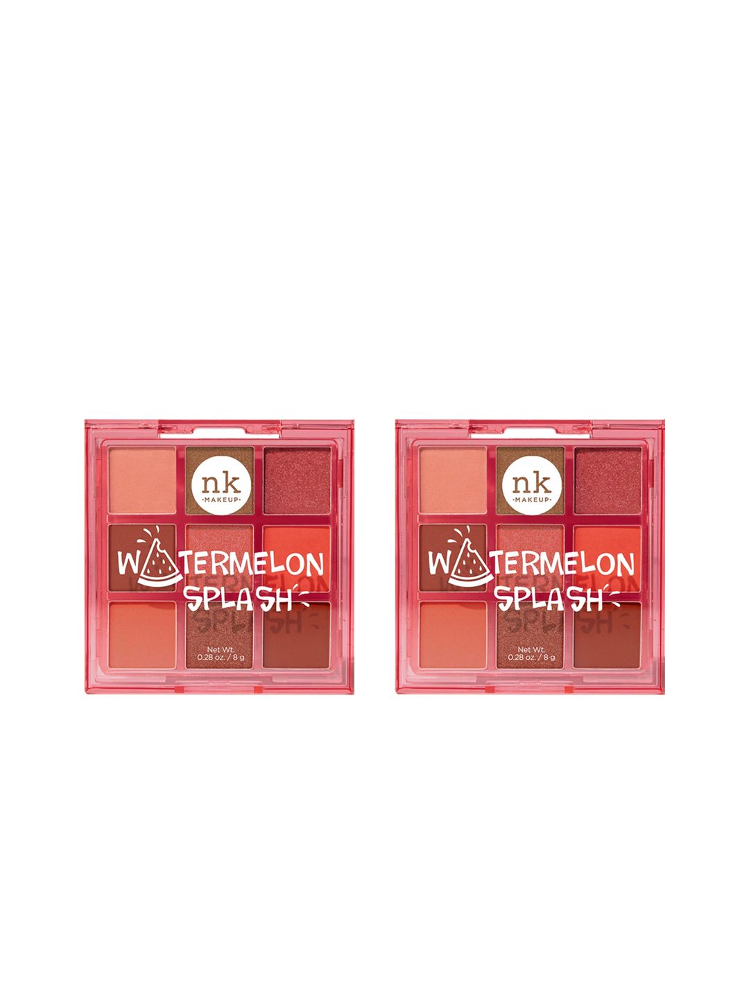 Nicka K Set of 2 Pop Neon Nine Color Eyeshadow Palette - Watermelon Splash-picture-53
