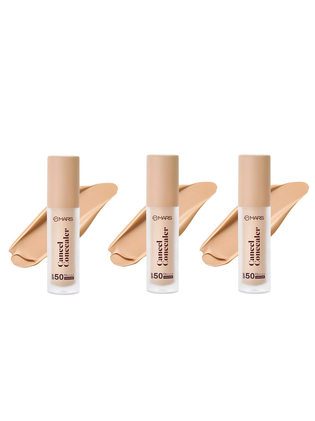 MARS Set of 3 SPF50 PA++++ Cancel Concealer with Radiant Finish 6 ml Each- Sandstone 05-picture-31