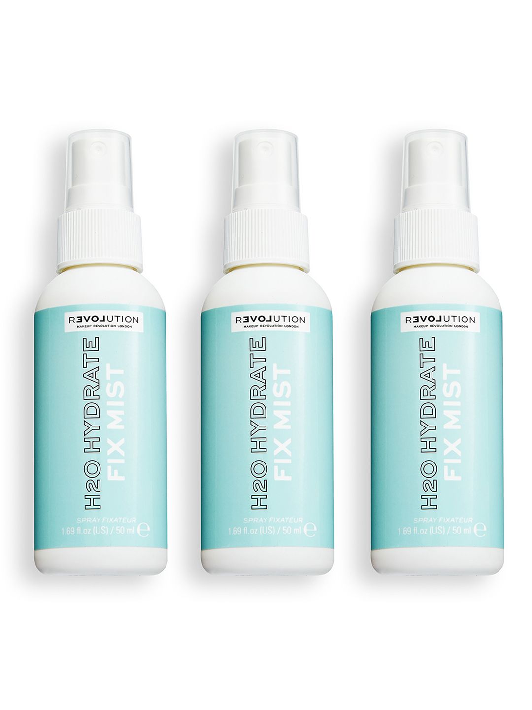 RELOVE Makeup Revolution London Set of 3 H2O Hydrate Fix Mist - 50 mleach-image-31