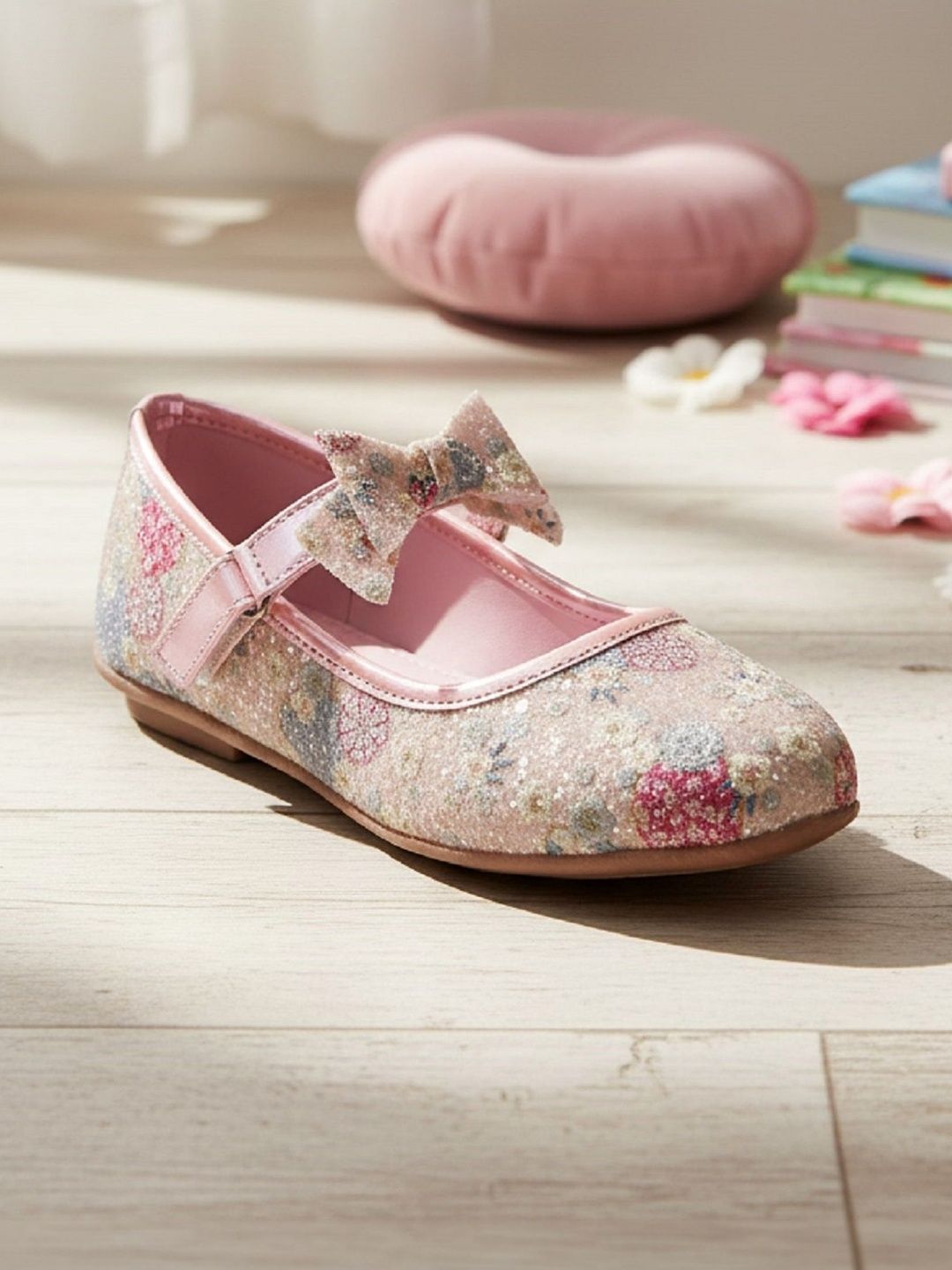 BOYZ N GALZ Girls Embellished Party Bows Flats-picture-31