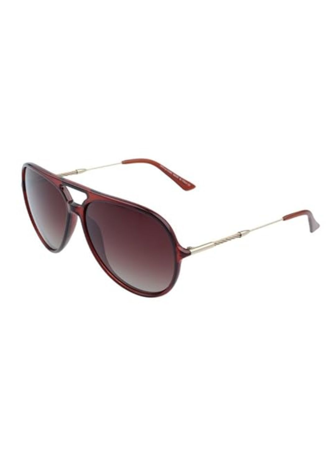 AUGEN Unisex Red Lens & Silver-Toned Aviator Sunglasses with-image-15