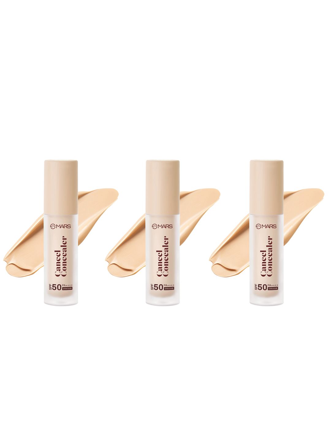 MARS Set of 3 SPF50 PA++++ Cancel Concealer 6 ml Each - Dreamy Beige 03-picture-34