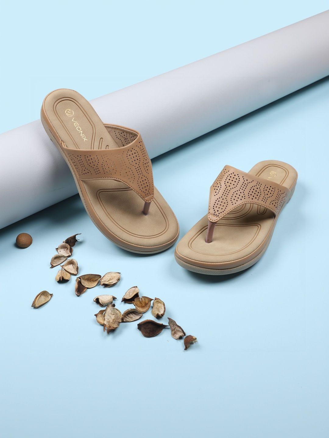 VEONIX Women T-Strap Flats-picture-27