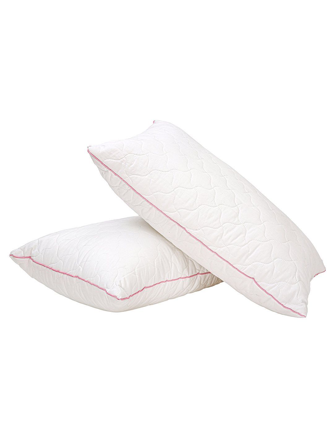 PAPAYA White Set of 2 Fibre Filled Cotton Ultra Soft Sleep Pillow-picture-17