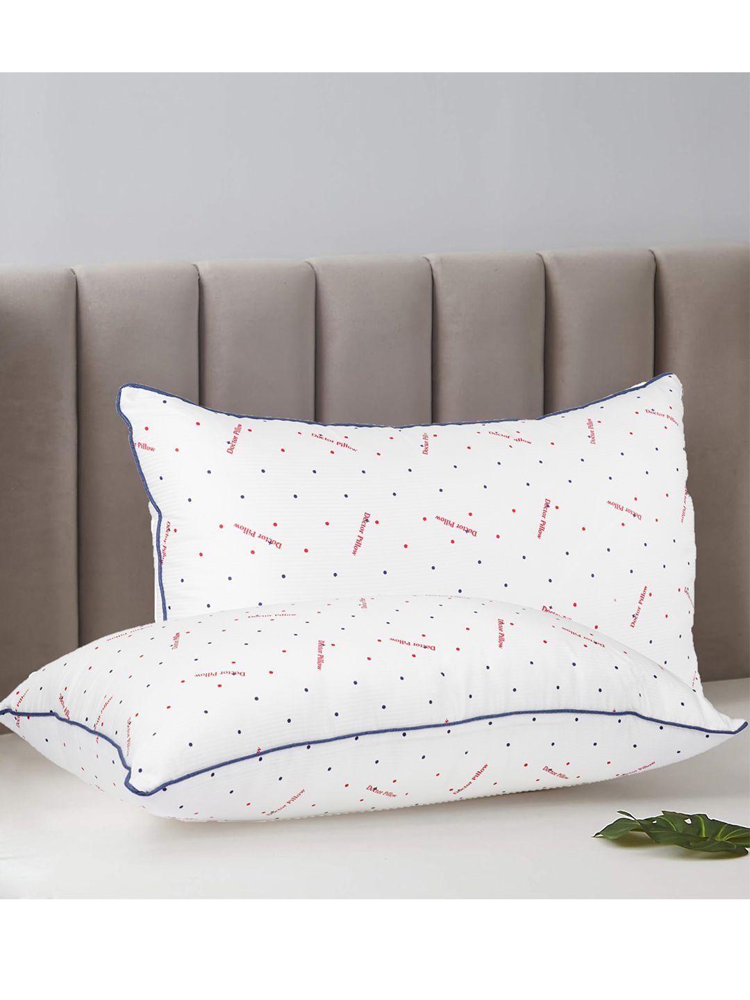 PAPAYA White Set of 2 Fibre Filled Polyester Ultra Soft Sleep Pillow-picture-34