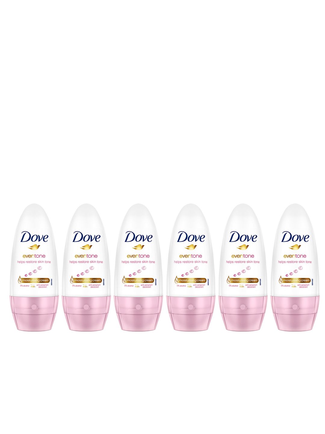 Dove Women Set of 6 Eventone Antiperspirant Deodorant Underarm Roll On - 50 ml each-picture-29