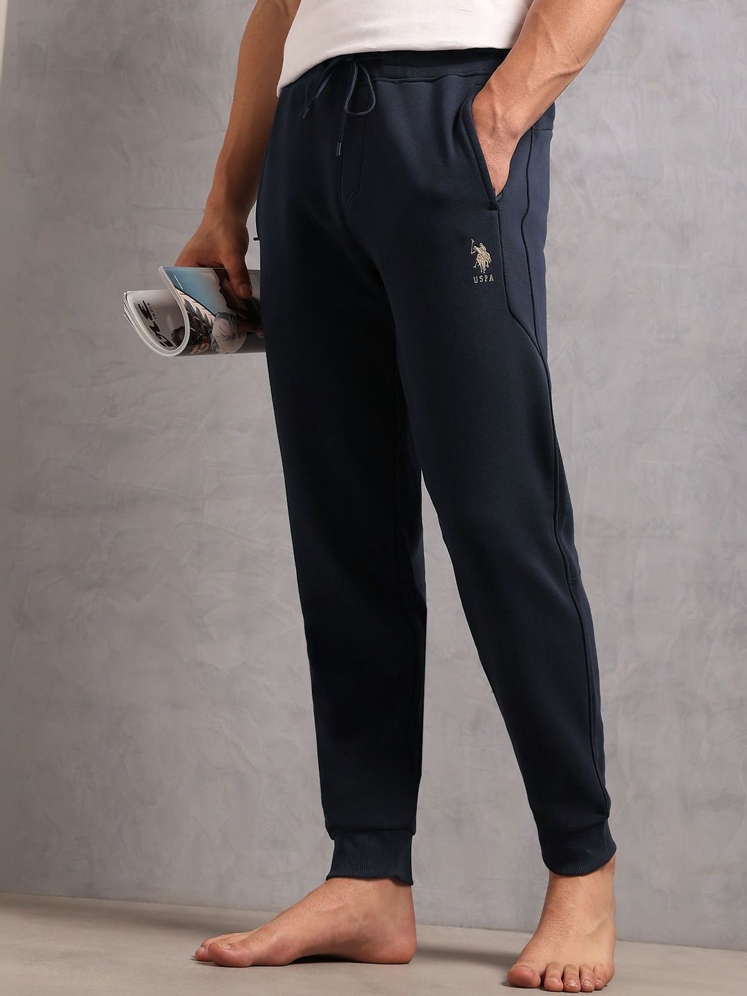 U.S. Polo Assn. Men's OJ009 Cotton Terry Lounge Joggers-picture-18