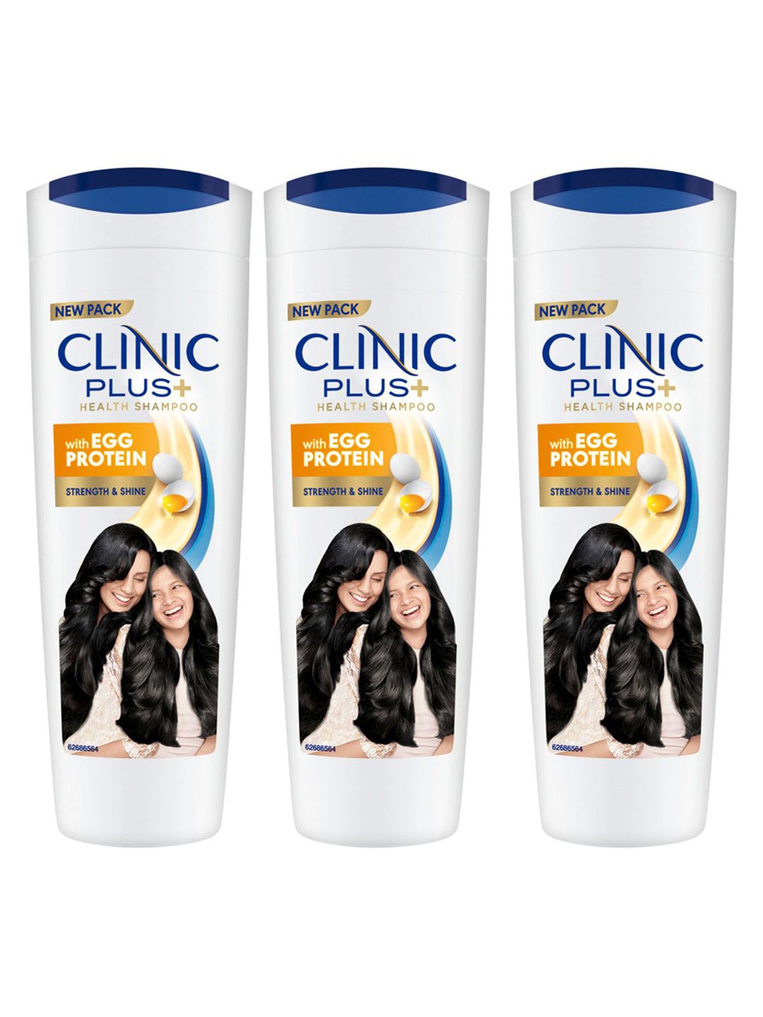 Clinic Plus Set Of 3 Strength & Shine Shampoo With Egg Protein - 175ml Each-image-26
