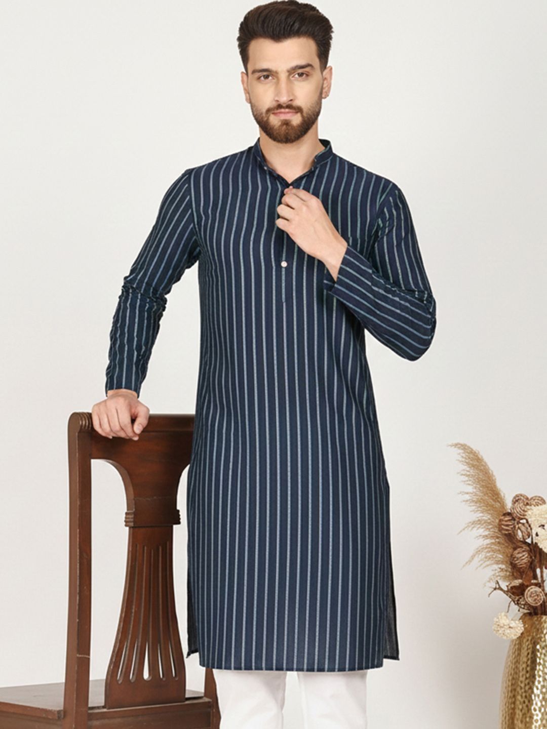 Anouk Mirage Men Striped Kurta-picture-58