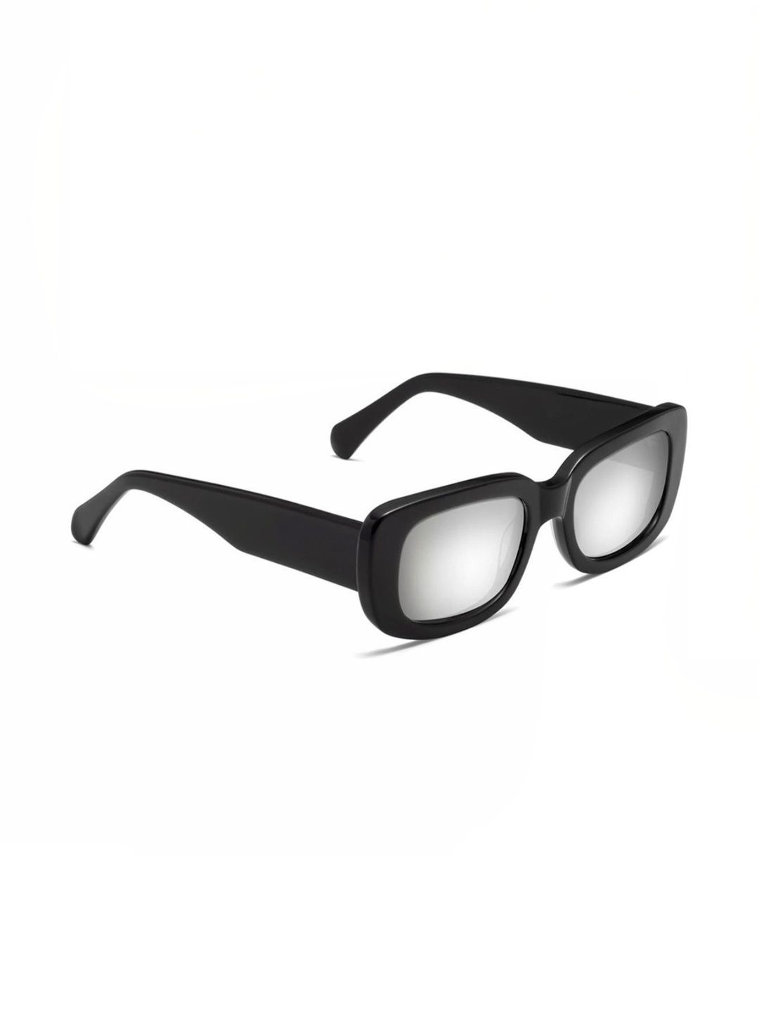 Elligator Men Grey Lens & Black Rectangle Sunglasses with-image-15