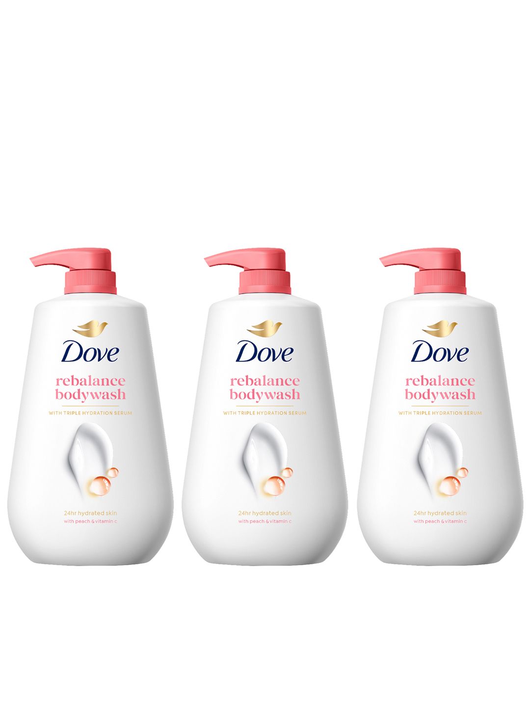 Dove Set of 3 Revitalizing Body Wash with Triple Hydration Serum - 825 ml each-image-42