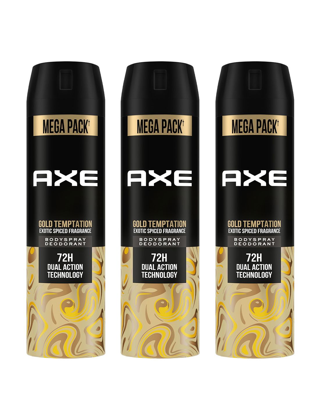 AXE Men Set of 3 Gold Temptation Long-Lasting Deodorant Body Spray - 215ml each-picture-39