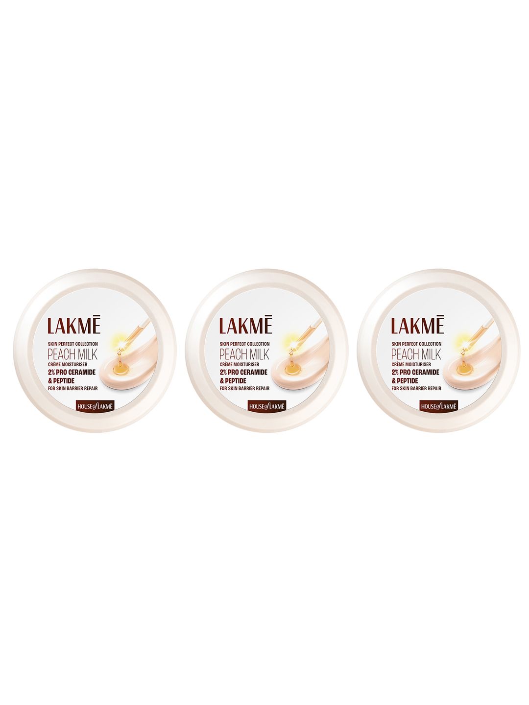 Lakme Set of 3 Peach Milk Soft Vit E Creme - 300 g each-image-36