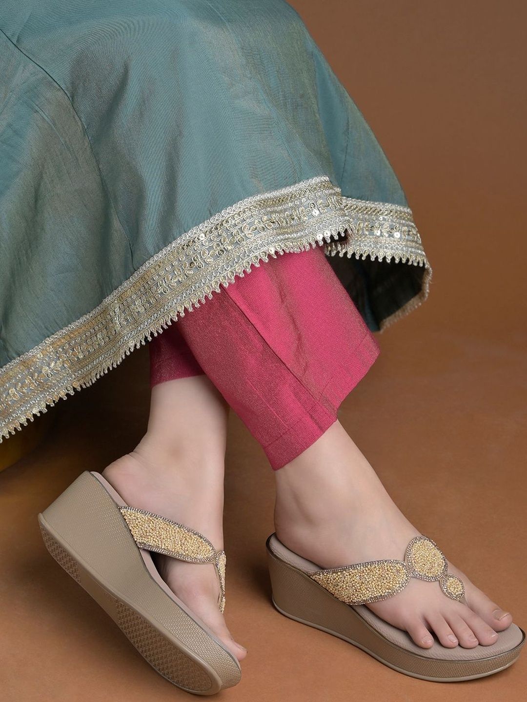 Stylestry Embellished Wedge Sandals-picture-30