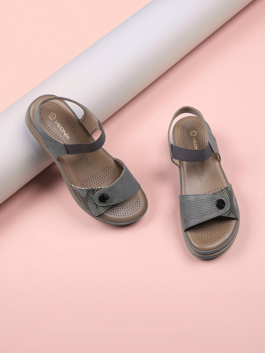 VEONIX Women T-Strap Flats-picture-15