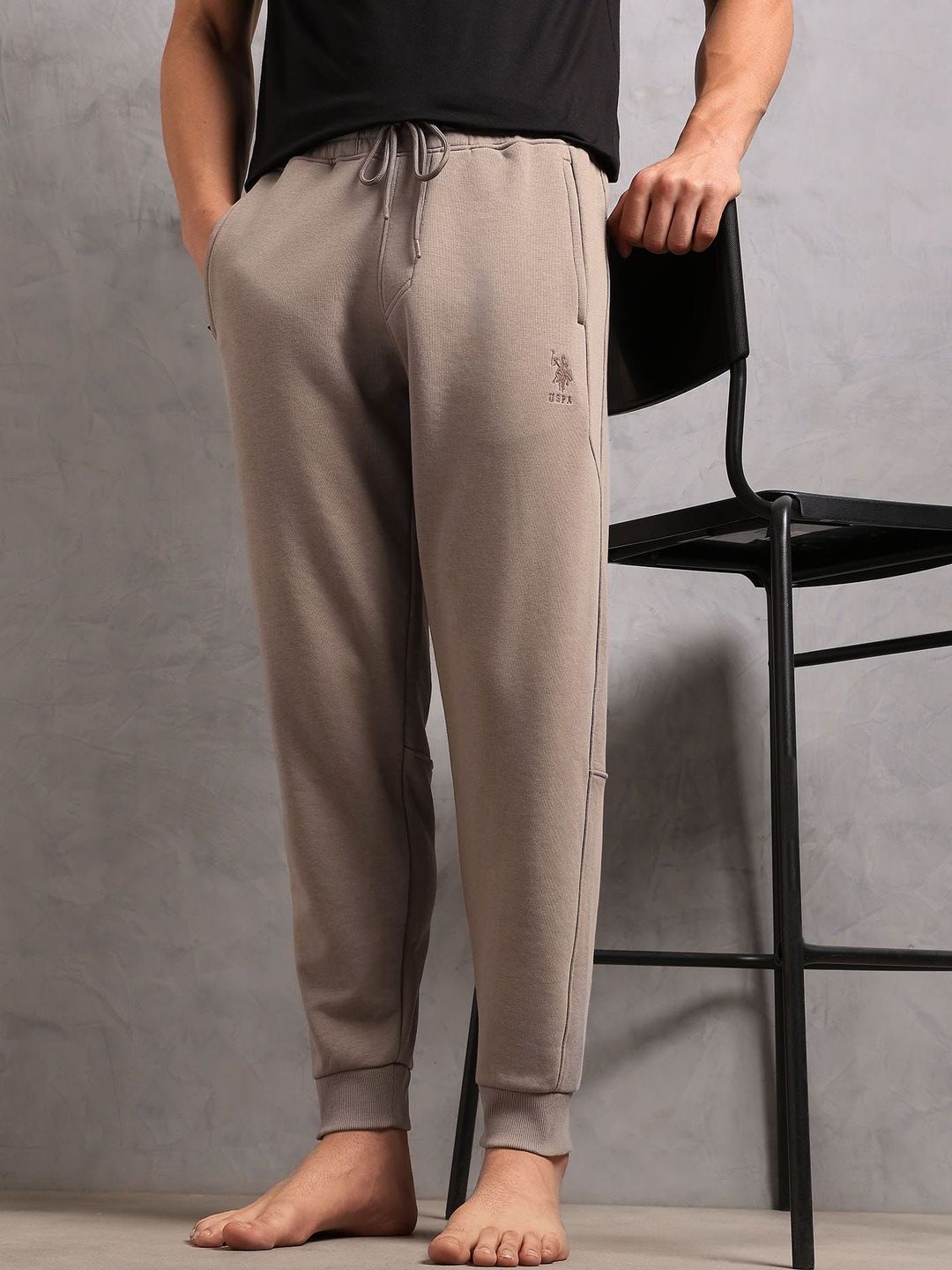 U.S. Polo Assn. Men's OJ009 Cotton Terry Lounge Joggers-picture-23