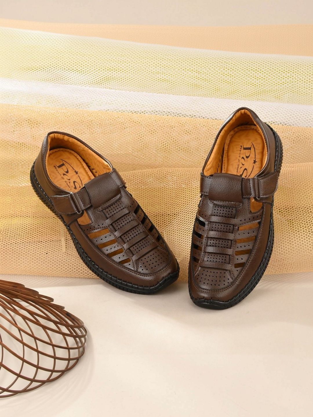 POS Planet Of Shoes Men Comfort Sandals-image-34