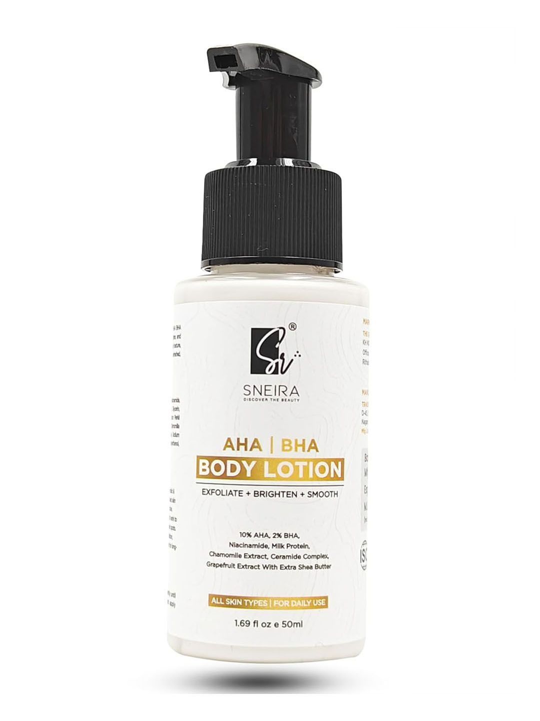 SNEIRA AHA, BHA Body Lotion Deep Nourishment Skin Brightening - 50 ml-picture-58