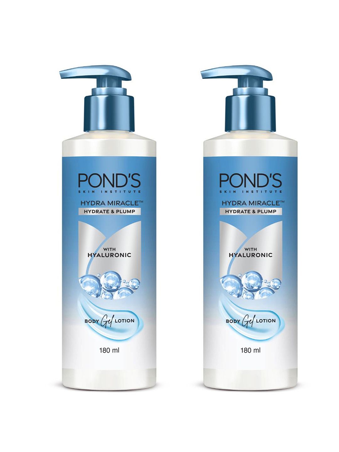 Ponds Set Of 2 Hydra Miracle Hydrate & Plump Body Gel Lotion - 180ml Each-image-10