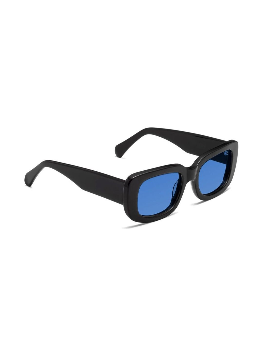 Elligator Men Blue Lens & Black Rectangle Sunglasses with-picture-14