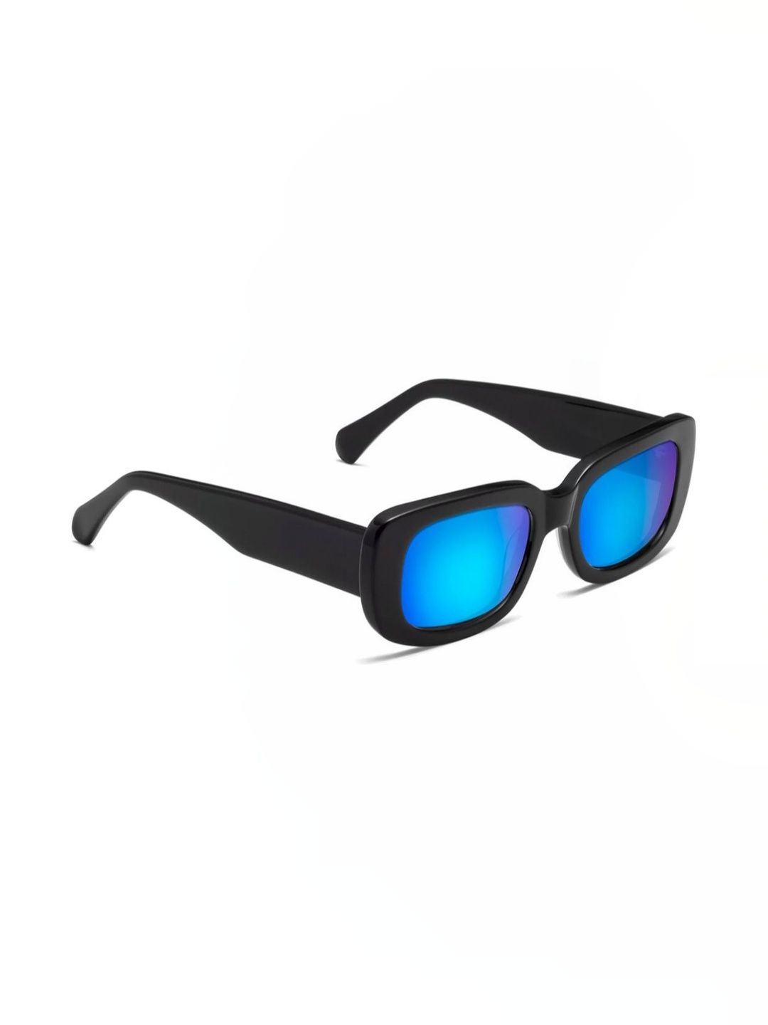Elligator Men Blue Lens & Black Wayfarer Sunglasses-picture-15
