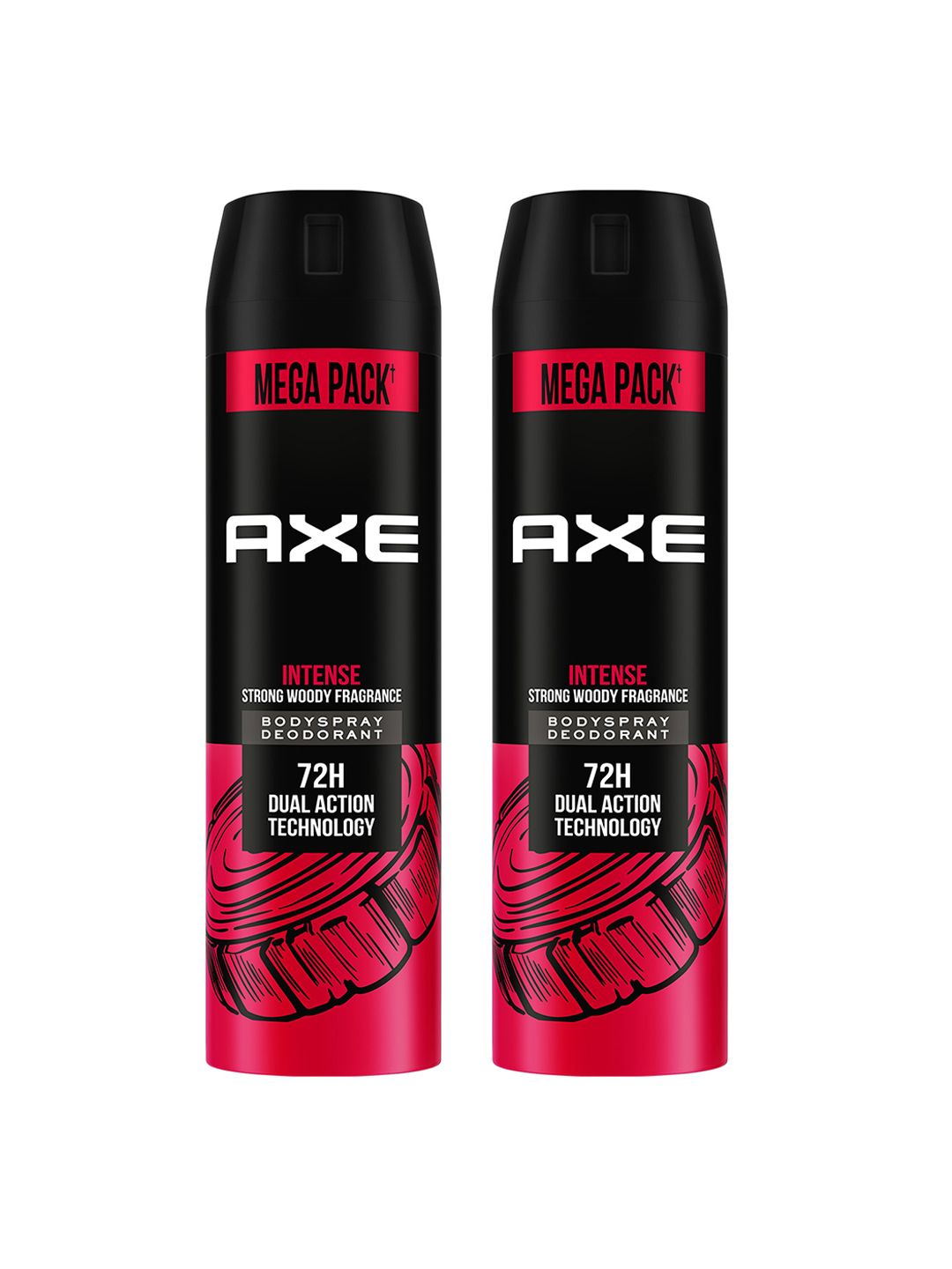 AXE Men Set of 2 Intense Long Lasting Deodorant Body Spray - 215 ml each-picture-47
