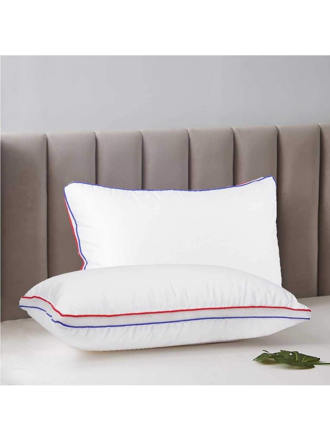 PAPAYA White Set of 2 Fibre Filled Cotton Ultra Soft Sleep Pillow-picture-38