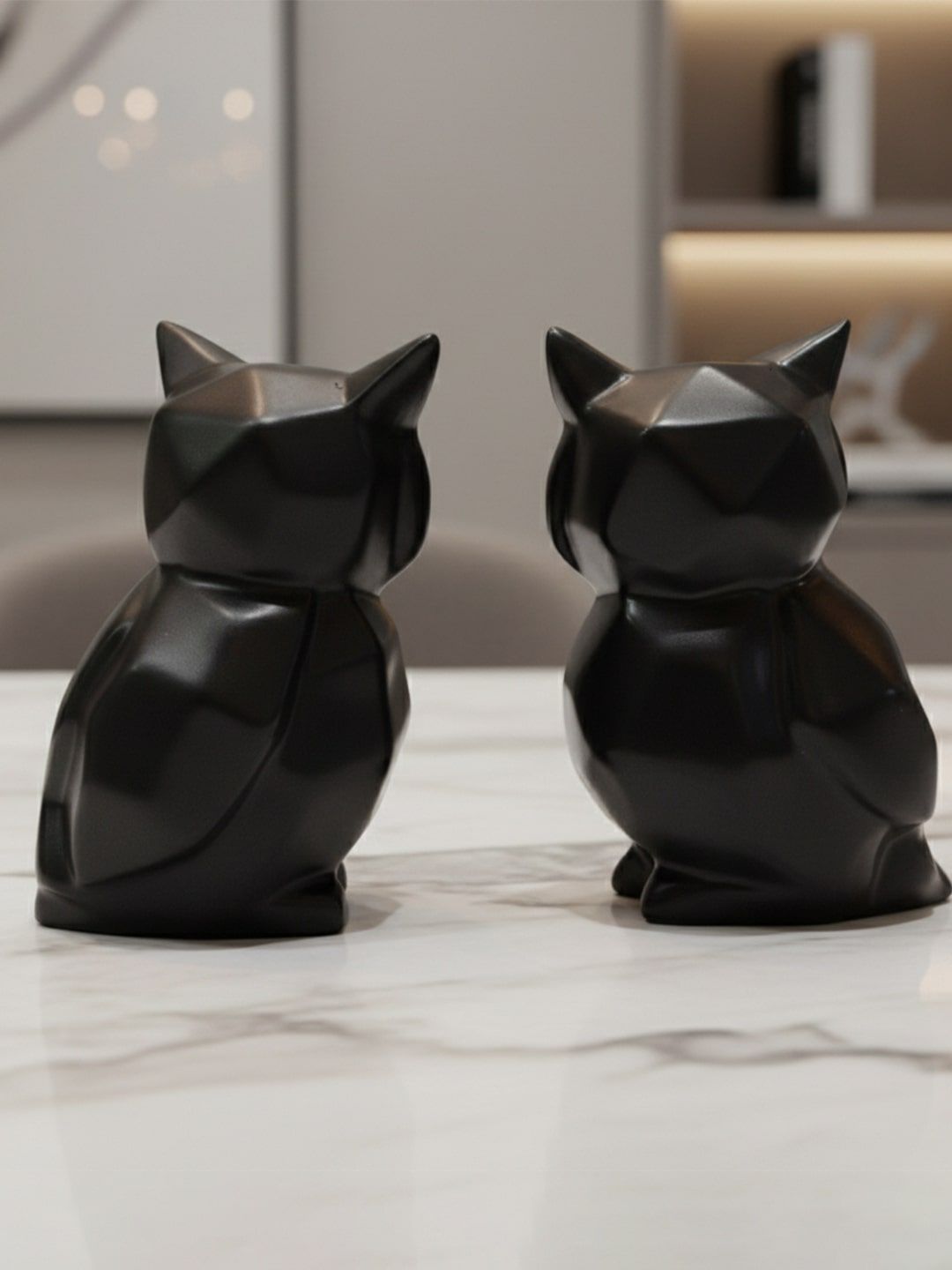 CraftVatika Black Figurine Showpiece-picture-46