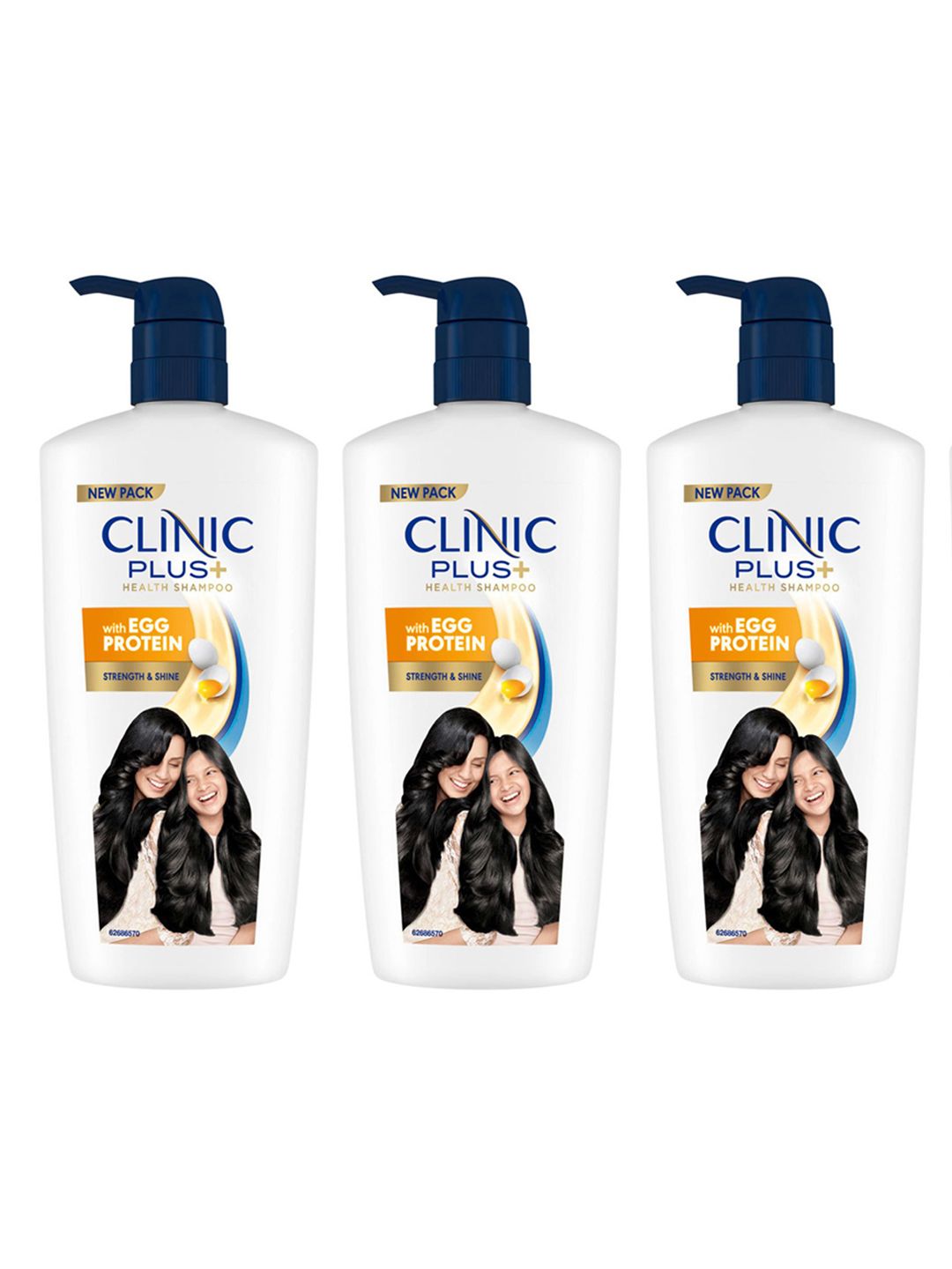 Clinic Plus Set Of 3 Strength & Shine Shampoo With Egg Protein - 650ml Each-image-29
