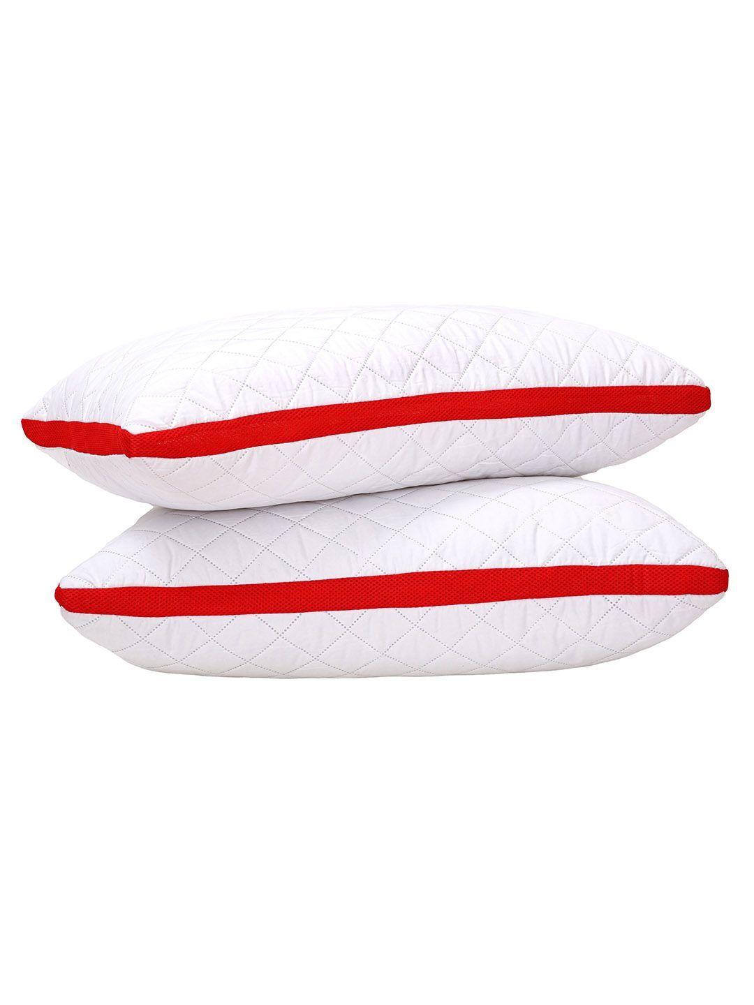 PAPAYA White Set of 2 Fibre Filled Polycotton Ultra Soft Sleep Pillow-picture-47