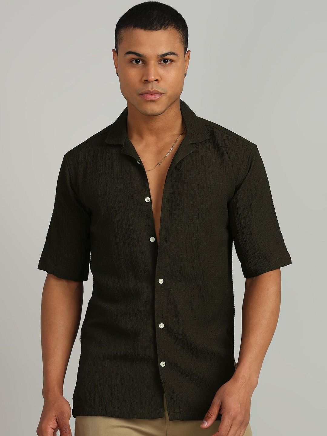 XENOR Men Slim Fit Casual Shirt-picture-33