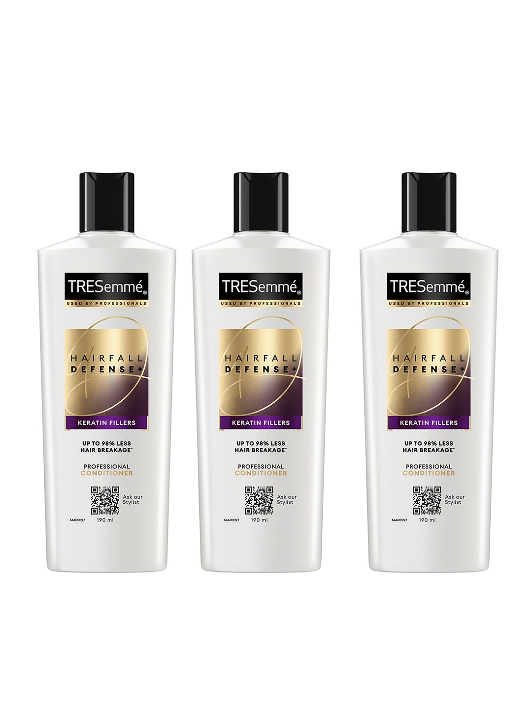 TRESemme 3 Pc Hairfall Defense+ Conditioner with Keratin Fillers - 190ml Each-picture-17