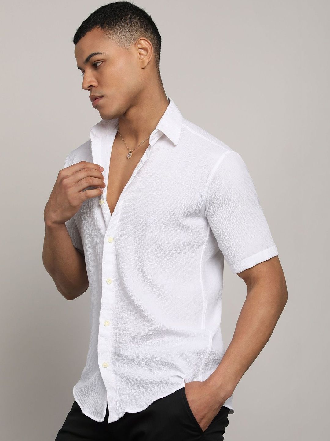 XENOR Men Slim Fit Casual Shirt-picture-41